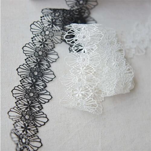 DoreenBeads Embroidered Lace DIY For Skirt Trousers Socks Wedding Dress Hat Bracelet Garment Sewing Accessories 0.9m
