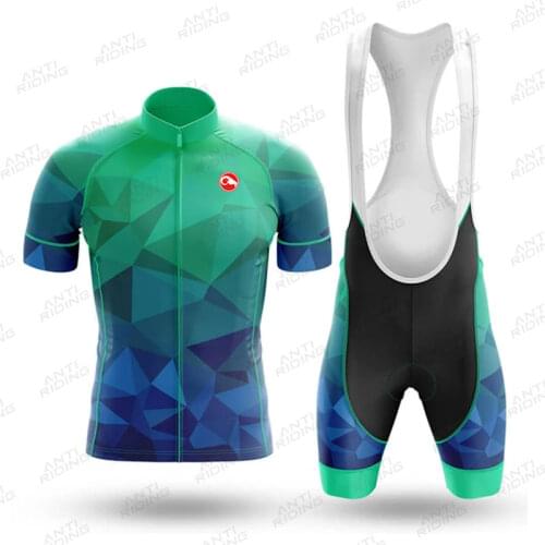2020 Road Bike Jersey Set Mens Cycling Clothing Summer MTB Team Clothes Short Sleeve Uniform Triathlon Skinsuit Ropa De Hombre