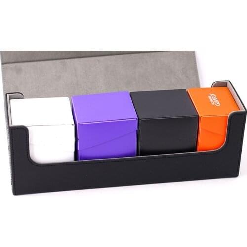 Large Capacity Card Box 400+ Side Card Box Deck box Storage Box Protection Box For MTG/PKM/YGO/TCG Board Game Trading card