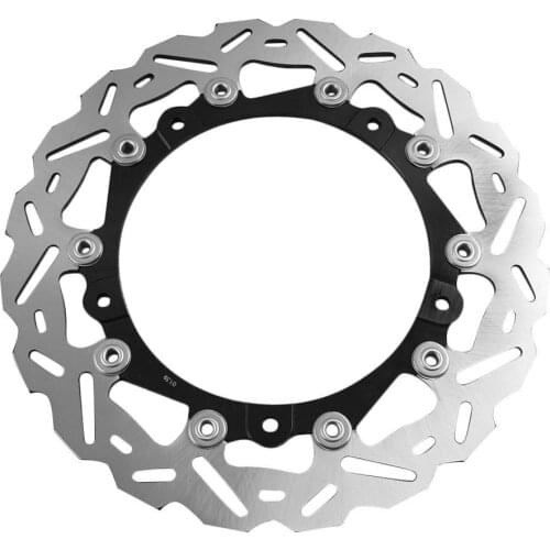 LUCKMART Black Front L&R Brake Disc Rotors For BMW 2009-2014 S1000RR 09 10 11 12 Motorcycle Replacement Parts