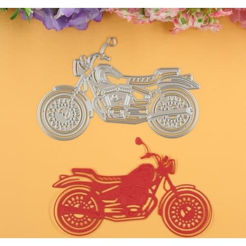 YINISE Motorcycle Metal Cutting Dies For Scrapbooking Stencils DIY Cards Album Decoration Embossing Folder Die Cuts Template