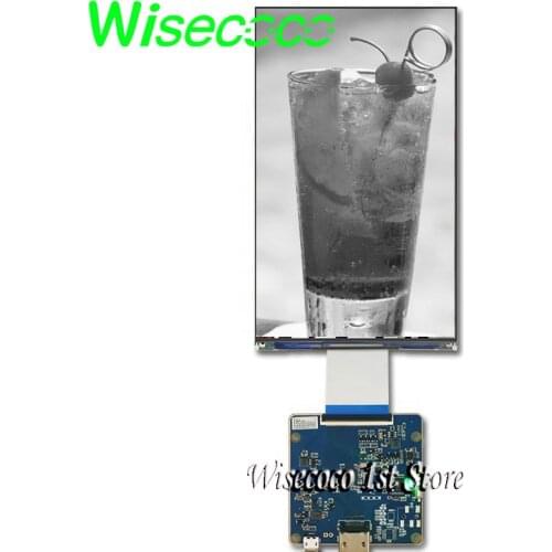 5.5 Inch Mono 1080x1920 LCD Screen Monochrome display mipi board For LCD/SLA 3D Printer no backligh no polarizing filter