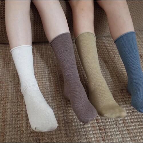 Long Socks women Color Women Fashion Socks Cotton Wild Deodorant Comfort Brief New Elastic Breathable Motion Socks Women