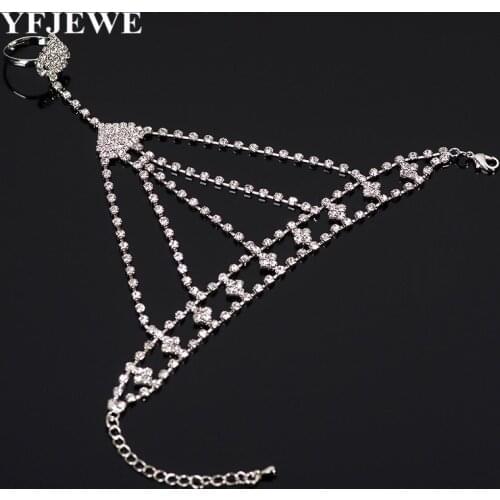 2017 Handmade European & American Charm Bracelets & Bangles Sivler Plated Crystal Bracelets For Women Jewelry