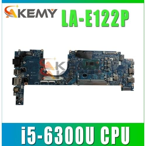 Original Laptop motherboard For DELL Latitude 7280 i5-6300U Mainboard CN-09PJNK 09PJNK LA-E122P SR2F0 DDR4