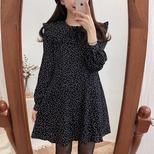 Plus Size oversize Long Sleeve Women Dresses Robe Vestido New Spring Dress Girls Boho Autumn Female Vintage Dress Party 809C