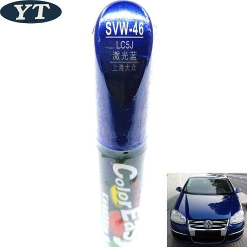 Car scratch repair pen, auto painting pen BLUE color for volkswagen polo golf 6,7 touran passat tiguan CC ,car painting pen