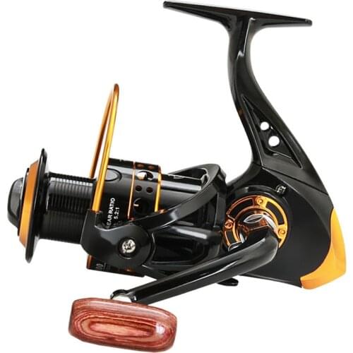 Metal Wire Cup Fishing Reel 5.2:1 Spinning Wheel Folding Rocker High Quality 1000-7000 Outdoor Fishing Reel Fishing Accessories