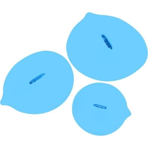 3Pcs/Set Silicone Lid Spill Stopper For Pot Pressure Cooker Seal Pan Slicone Cover Steam Ship Pot Lids Cooking Part Kitchen Tool