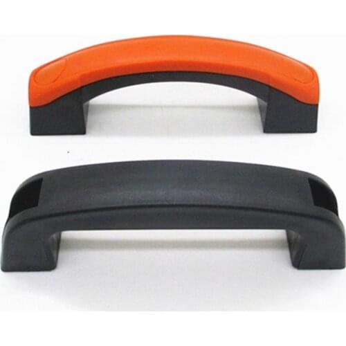 Plastic Handle Replacement for Welding Machine Pull Handle, Hole Distance 132mm, Welding Machine Accessories, Black, Orange