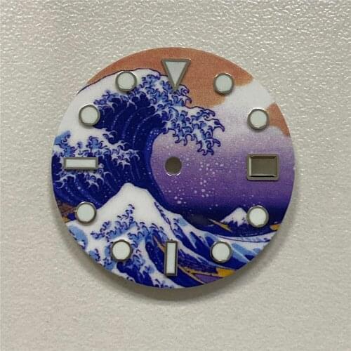 28.5mm Luminous Watch Dial for NH35 Dial Watch Movement Accessories