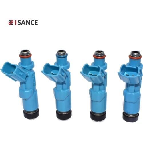 ISANCE 4PCS Fuel Injector Petrol 23250-23020 23209-29015 For Toyota Platz Ractis Yaris / Vitz 1.0 1.3