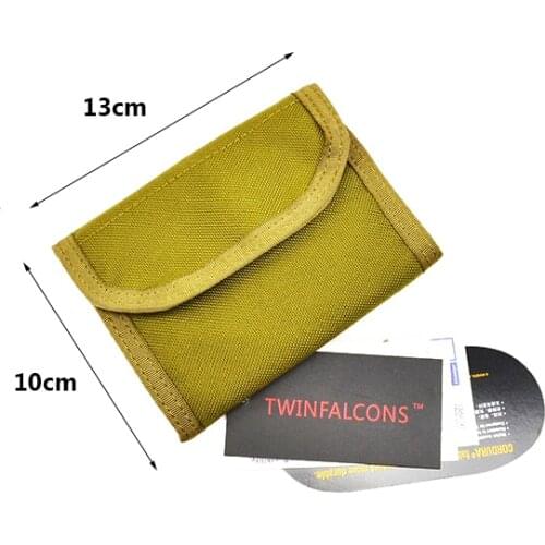 TwinFalcons Tactical Wallet Military camping hiking modular combat CORDURA TW-H002
