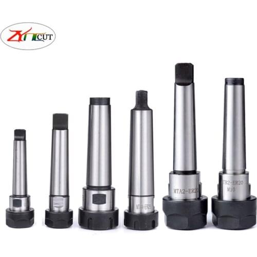 MTA/MTB2 3 4#-ER16 ER20 ER25 ER32 ER40 Morse taper milling shank lathe Drill Mill Morse Elastic collet handle