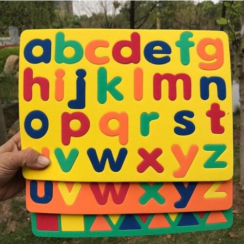 Yooap Creative magnetic foam alphabet refrigerator stickers jigsaw puzzle cognitive toys for children