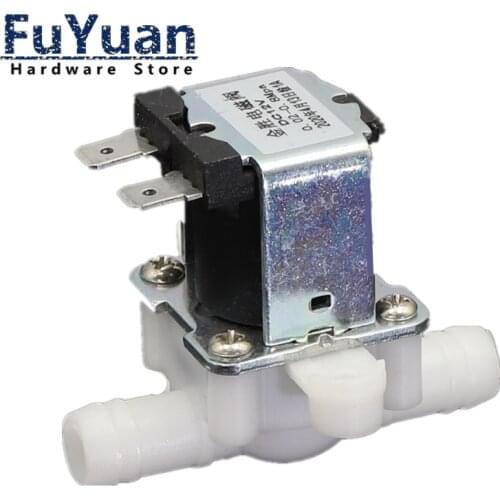 ZE180-CJ2 Water Dispenser Plastic Solenoid Valve 12mm Pipe Quick Connect DC12V AC220V DC24V Normally Open Normally Closed