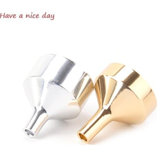1Pcs Aluminum Funnels Mini Kitchen Funnels Small Mouth Funnels For Filling Salt Pepper Herbs Oils Liquid Kitchen Specialty Tool