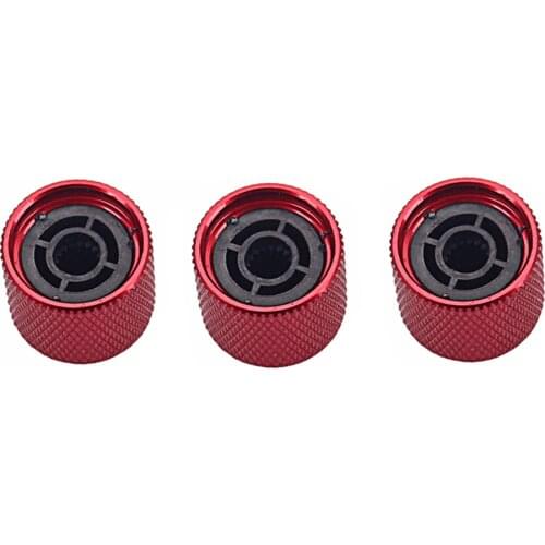 3 Pcs Tone Volume Buttons Potentiometer Caps for Electric Guitar/Bass Lovers