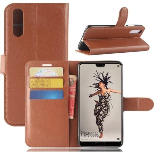 Bookcover For Huawei P20 Pro Luxury Leather wallet Cases for Huawei P20 Lite Cover heavy duty shockproof protect cover 50pcs