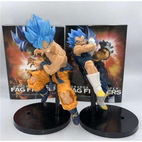 FigureCrazy Dark Blue VS Movie Ver. Blue Hair Battle PVC Action Figure 18cm