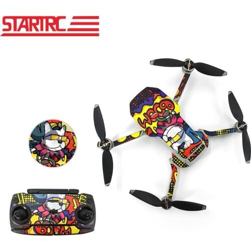 Mavic Mini Sticker Smooth Protective Film PVC Sticker Remote Control Waterproof Scratch Sticker Full Cover Skin Accessories
