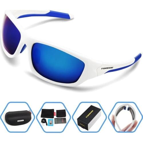 Men Women Polarized Outdoor Sport Sunglasses For Cycling Running Fishing Golf TR90 Unbreakable Frame Sports Bike Riding Glasses
