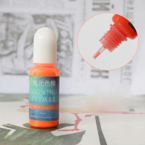 20 Colors Glowing in Dark Epoxy Resin Pigment Kit Luminous Colorant Liquid Resin Dye Jewelry Making