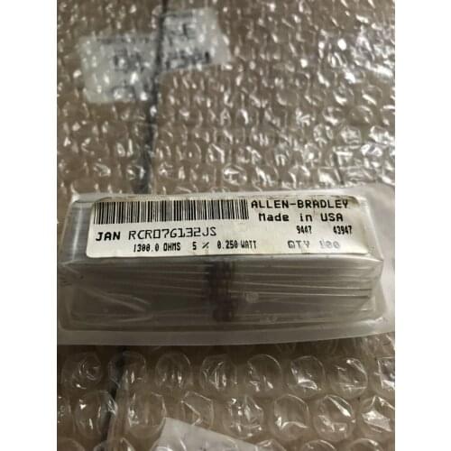 NEW 100PCS Solid resistance AB color ring resistance RCR07G132JS 1/4w 1.3k 5