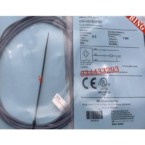 2pcs New High Quality proximity switch DW-AD-623-03 DW-AD-624-03 DW-AD-623-M12-126 DW-AD-613-M18 DW-AD-614-M18 DW-AD-602-M