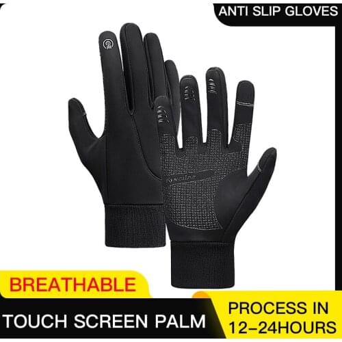 Waterproof Outdoor Warm Sports Cycling Ski Gloves Touch Screen For Men Women Winter Windproof Motorcycle Skiing Hiking Gloves