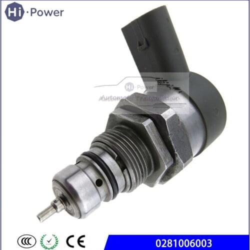 Genuine 0281006003 Diesel Fuel Pressure Regulator Sensor Car for V-W T5 Audi A3 A4 A5 A6 Q5 2.0 3.0 TDI 0281002859 057130764H