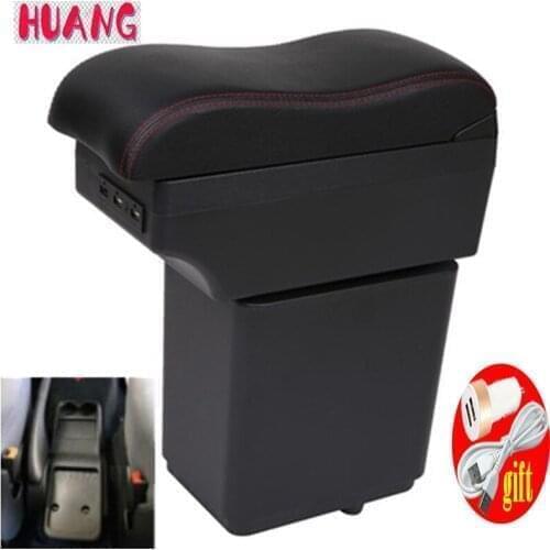 For Peugeot Partner II 2 armrest box Interior Center Console Storage Box Arm Rest Car-styling Decoration Accessories Parts