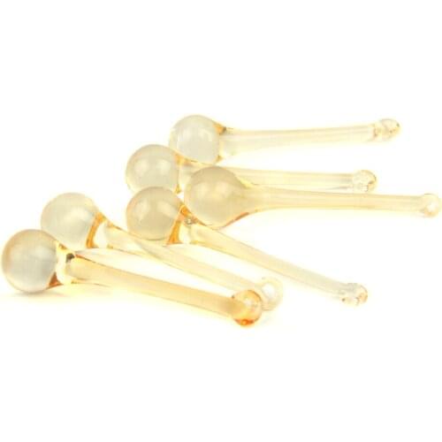 20x80mm 10pcs/lot Champagne Crystal Glass Raindrop Prism Pendant For Hanging Chandelier Parts