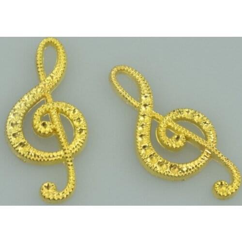 15pcs 33*15mm gold color musical note Alloy charms pendant fit necklace bracelet diy Pendants for jewelry making P203