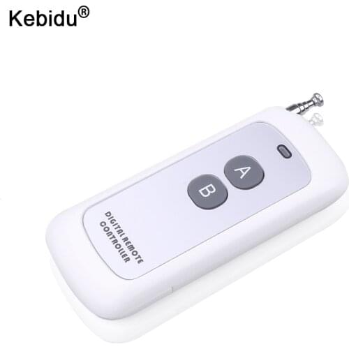 Kebidu Long Range Remote Control 433mhz Wireless Presenter Controller RF Module Remote Control with Antenna 2/4 buttons