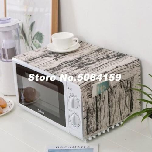 1Pcs Dust Proof Grease Proofing Microwave Oven Cover Kitchen Accessories Dust Covers Microwave Cover Microwave Oven Hood