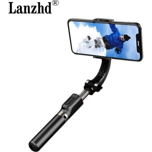 Gimbal Stabilizer for Phone Automatic Balance Selfie Stick Tripod with Bluetooth Remote for Smartphone Gopro Camera
