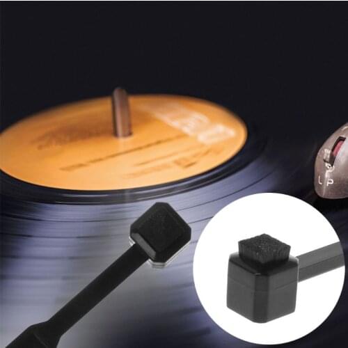 Stylus Brush Vinyl Record Player Turntable Phono Cartridge Anti-static Dustproof Needle Carbon Fiber Brushes Cleaner Tool H8WA