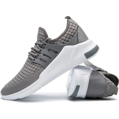 TRAANO Hot Sale Men New Spring Breathable Mesh Male Fashion Causal Shoes for Men Lace-up Rubber Ultra Light Weight Shoe CC-216