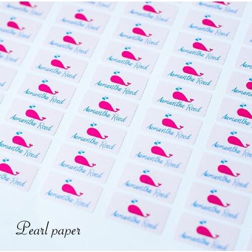 #12BGJ-Free postage-13x26mm Colorful label sticker school supply Dolphin sticker, small name sticker, cute name sticker