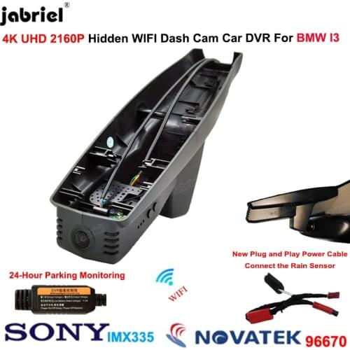4K 2160P Plug And Play Wifi Car Dvr Dash Cam Cameras Recorder for BMW I3 I01 2013 2014 2015 2016 2017 2018 2019 2020 2021 2022