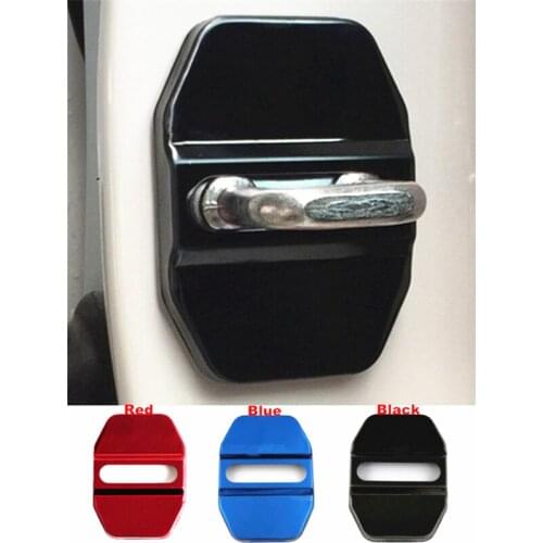 Stainless Steel Cars Doorlock Door Lock Antirust Protective Cover Trim For VW Volkswagen Mercedes-Benz Audi Dodge