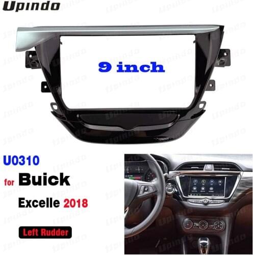 2 Din 9 inch Car Radio installation GPS mp5 ABS PC Plastic Fascia Plane frame for Buick Excelle Left Rudder 2018+ Dash Kit