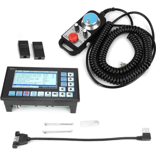 CNC System Controller 4 axle USB CNC System Offline Controller Engraving Machines with Handwheel 5V cnc wireless handwheel