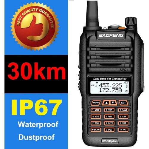 2021 Two Way Radio Baofeng UV 9R Plus Long Range Walkie Talkie 50km vhf uhf Duan Band Radio Baofeng UV9R Plus Ham CB Radio