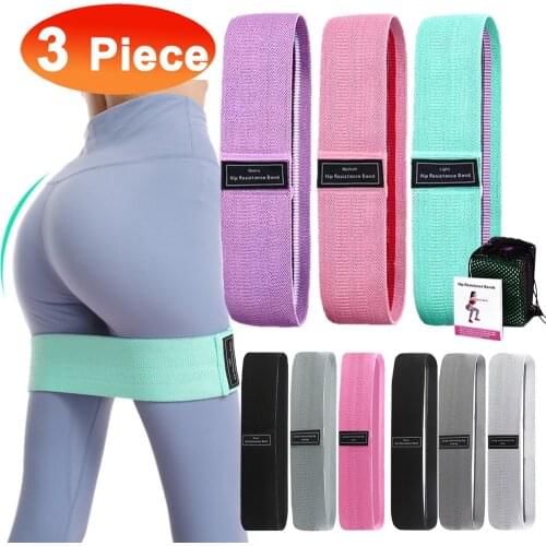 1/2/3PCS/Lot Fitness Rubber Band Elastic Yoga Resistance Bands Set Hip Circle Expander Bands Gym Fitness Booty Band Home Workout