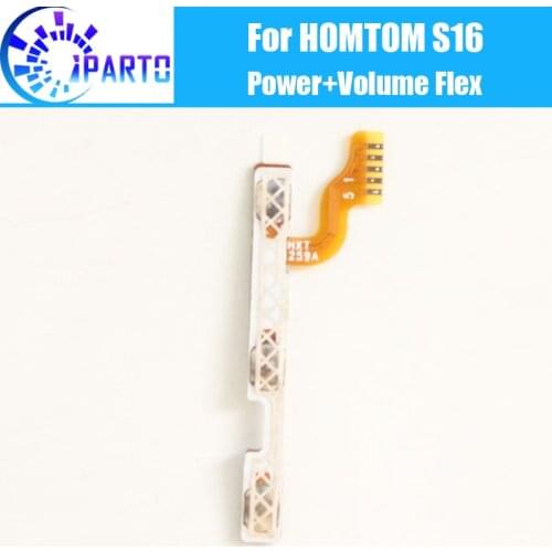 HOMTOM S16 Side Button Flex Cable 100% Original Power + Volume button Flex Cable repair parts for HOMTOM S16