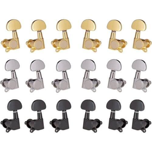 Guitar Sealed Tuning Pegs Semicircle Machine Head Tuners Replacement