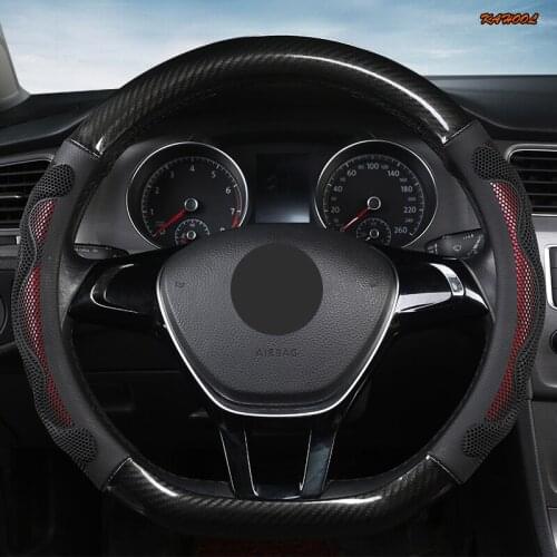 KAHOOL Leather Car Steering Wheel Cover For LADA Granta Kalina Vesta Niva Xray Priora