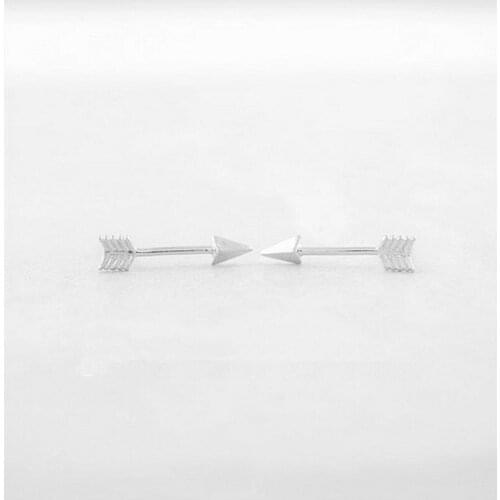 Fashion Pink Arrow studs Earrings
